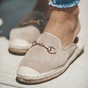Briannah Espadrille Slide (Taupe)